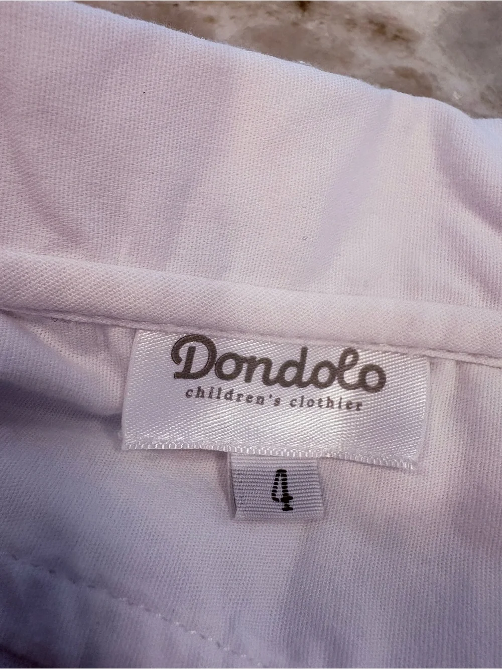 Classic Kids Matching Set – White Top with Pink & Blue Stripes